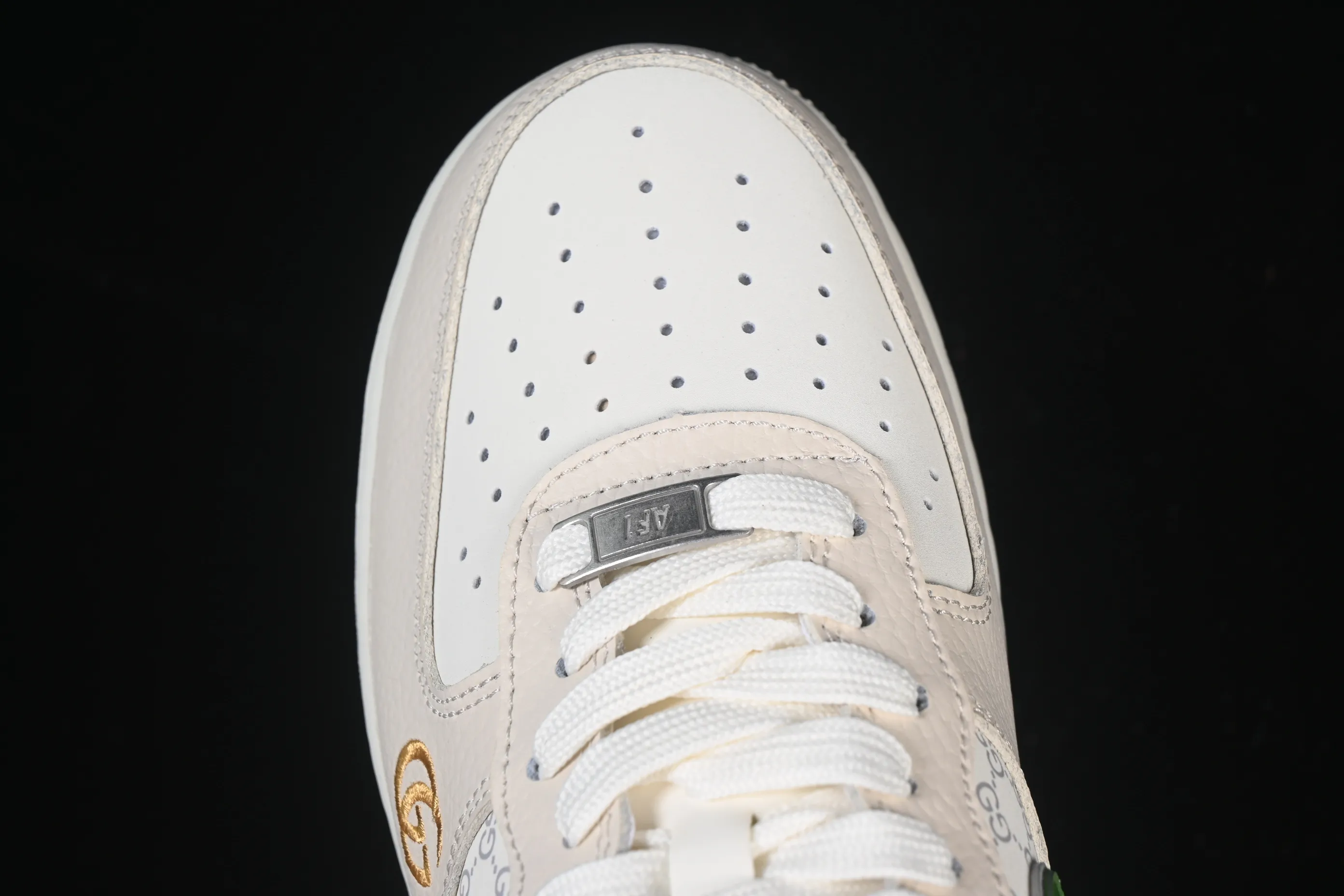 All categories Nk Air Force 1 Air Force series Nk Air Force 1 Low Air Force low-top Nike Air Force 1'07 Low Gucci co-branded white brown green Air Force 1 low-top casual sneakers YF9511-804